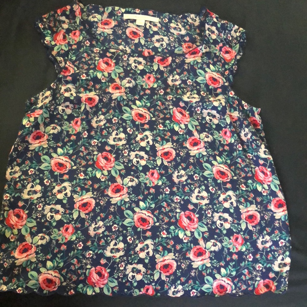 Lauren Conrad Floral Blouse